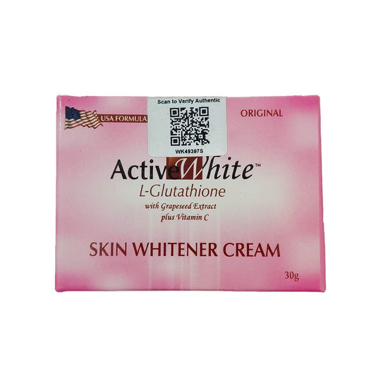 Active White L Glutathione Skin Whitener Cream - 30gm