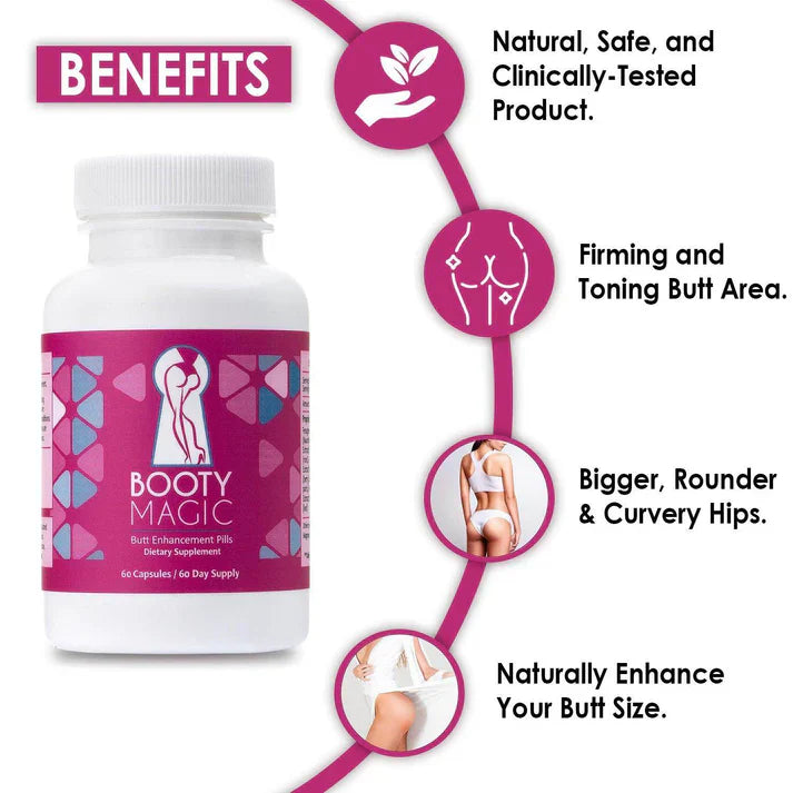 Booty Magic Butt Enhancement Capsule - 60 Caps
