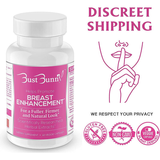 Bust Bunny Breast Enhancement Veggie Capsule - 60 Caps