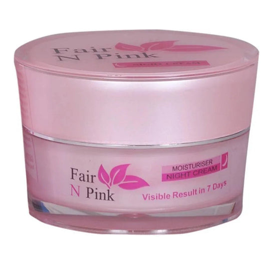 Fair n Pink Glutathione Skin Whitening Night Cream - 30gm