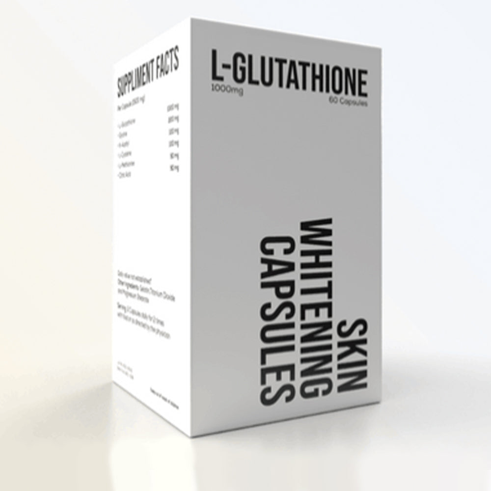 Gluta White L Glutathione Skin Whitening Capsules - 60 Caps