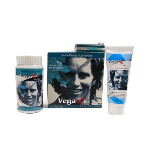 Vega Xl For Penis Enlargement Capsules & Gel - 60 Caps & 60ml