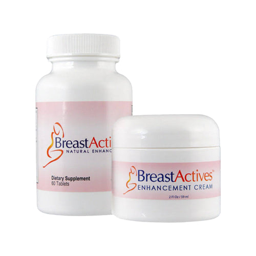 Breast Actives Natural Breast Enlargement Cream And Capsule Combo - 60 Caps & 59ml
