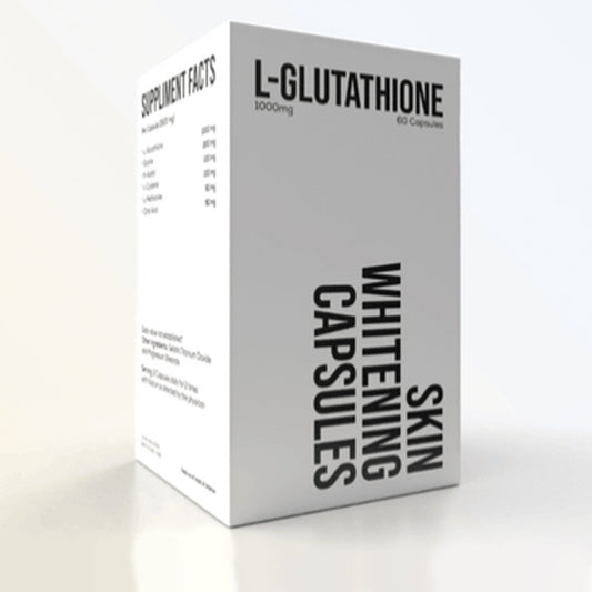Gluta White L Glutathione Skin Whitening Capsules - 60 Caps