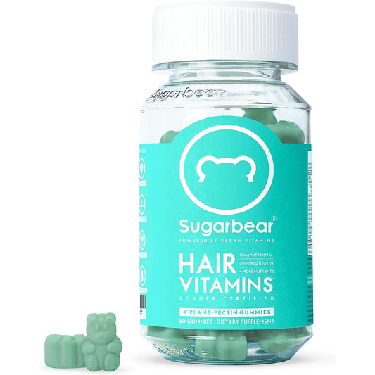 Sugarbear Vegan Hair Gummy Vitamins - 60 Gummies